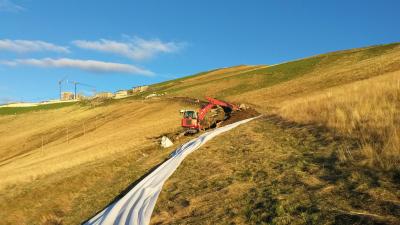 Trasse Kabel und Kanalisationen Gipfel Monte Generoso - Roncapiano